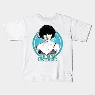 Linda Ronstadt /\/ Original 1970s Style Fan Art Design Kids T-Shirt